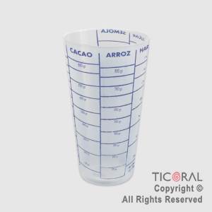 VASO MEDIDA FLEXIBLE 1000CC  X 1
